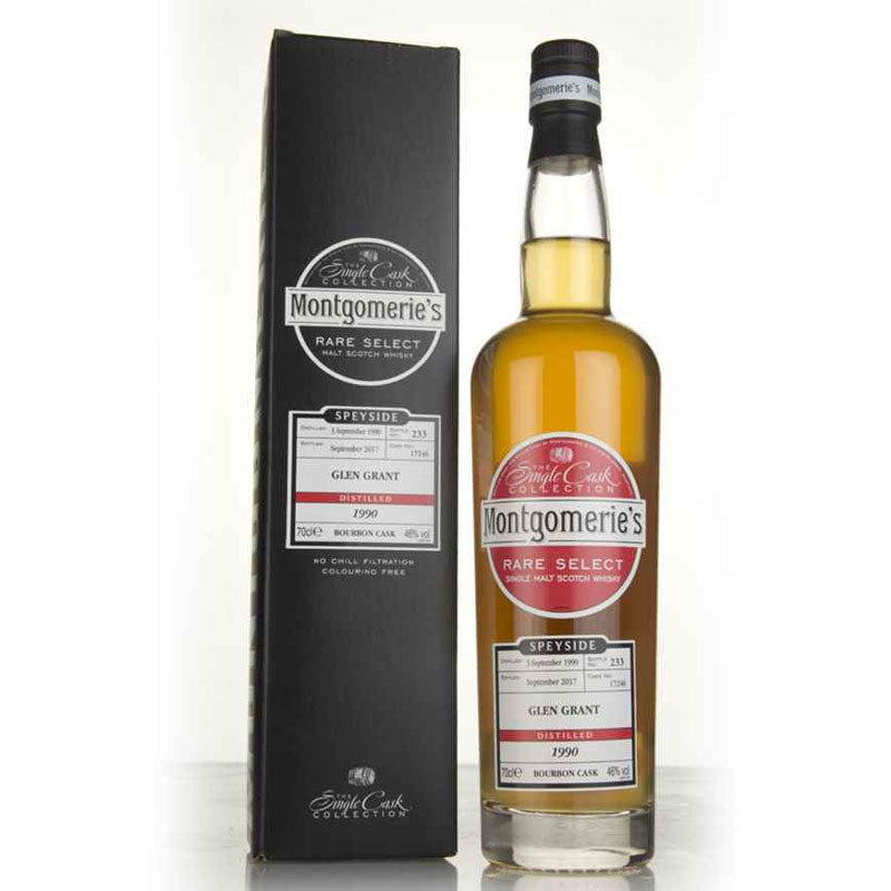 Glen Grant 1990 27 Year Old Montgomerie's Cask #17246 ABV 46% 70CL (Pre-Order 7 Days)