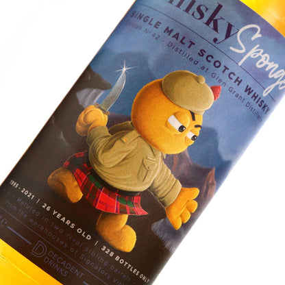 Glen Grant 1995 26 Year Old Whisky Sponge Edition No.42 Two First Fill Barrels ABV 50.6% 70CL (Pre-Order 7 Days)