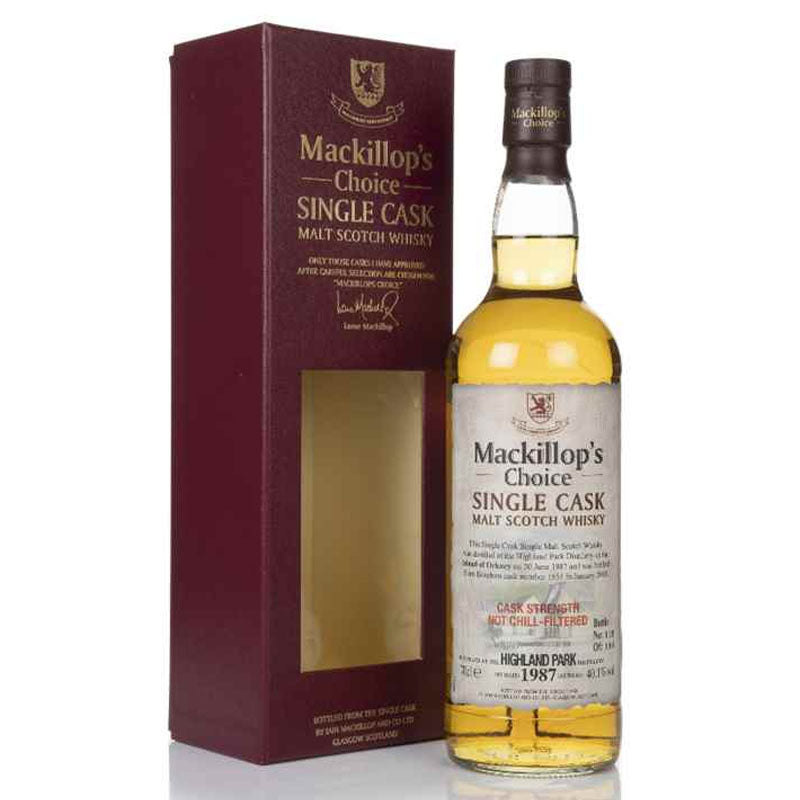 Highland Park 1987 32 Year Old Mackillop's Choice Cask #1551 ABV 40.1% 70CL (Pre-Order 7 Days)