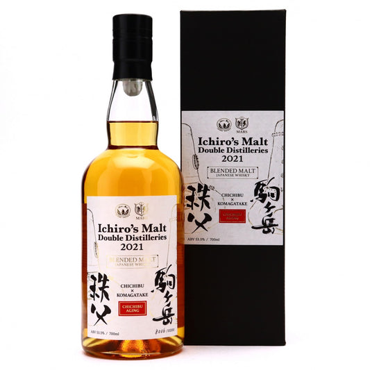 Ichiro's Malt Double Distilleries 2021 / Chichibu and Komagatake 700ml ABV 53.5%