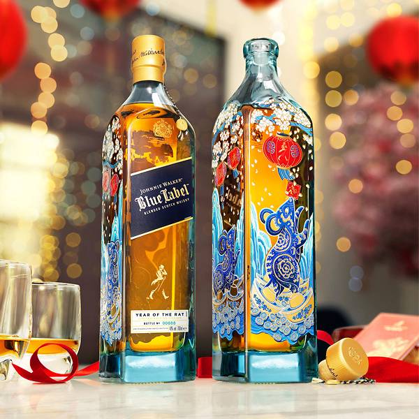 Johnnie Walker Blue Label Year of the Rat (Limited Edition Design) 750ml - The Whisky Shop Singapore