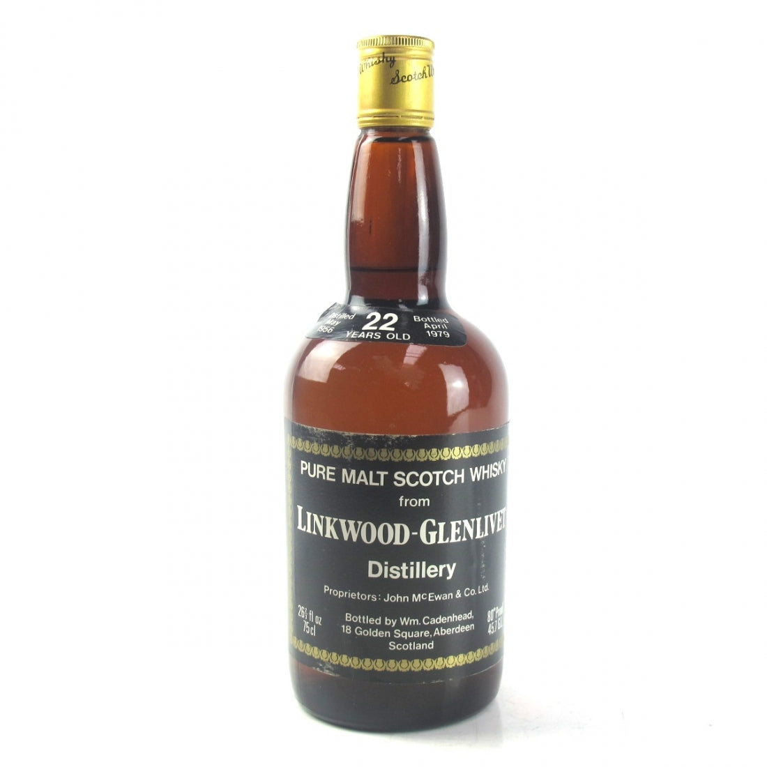 Linkwood-Glenlivet 1956 22 Years Cadenhead - The Whisky Shop Singapore