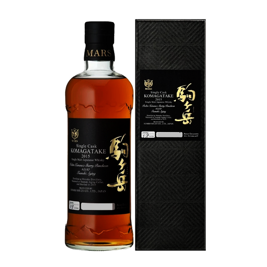 Mars Komagatake Single Cask 2015 Pedro Ximenez Sherry Puncheon #5140 Tsunaki Ageing ABV 58% 700ml