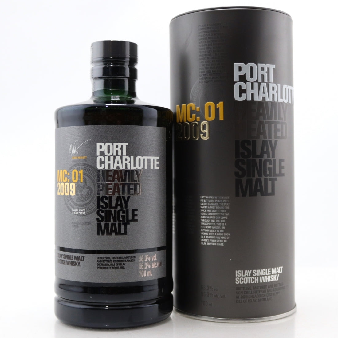 Bruichladdich Port Charlotte 2009 Cask Exploration 9 Year Old MC:01 ABV 56.3% 700ml