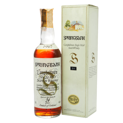 Springbank 1967 24 Years - The Whisky Shop Singapore