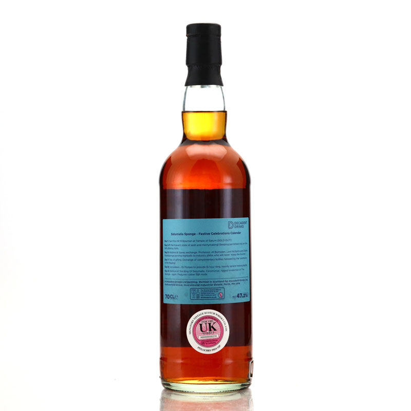 Saturnalia 20 Year Old Whisky Sponge Edition No.44 Refill Sherry Butt And Refill Hogshead ABV 47.2% 70CL (Pre-Order 7 Days)