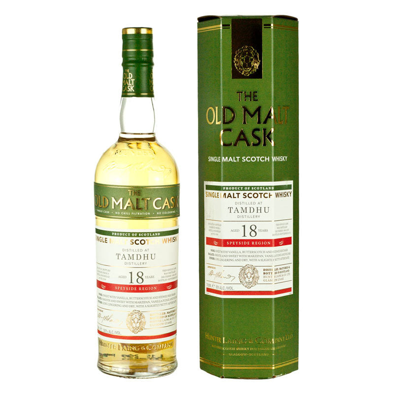 Tamdhu 18 Year Old "Hunter Laing - Old Malt Cask" Series #11956 Bourbon Finished ABV 50% 70CL with Gift Box (Pre-Order 7 Days)