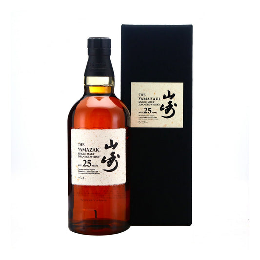 Yamazaki 25 Year Japanese Single Malt Whisky (2021 onwards) ABV 40% 700ml with Gift Box