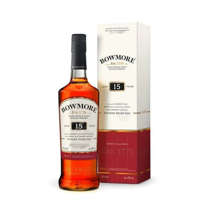 Bowmore 15 Years ABV 43% 70cl with Gift Box