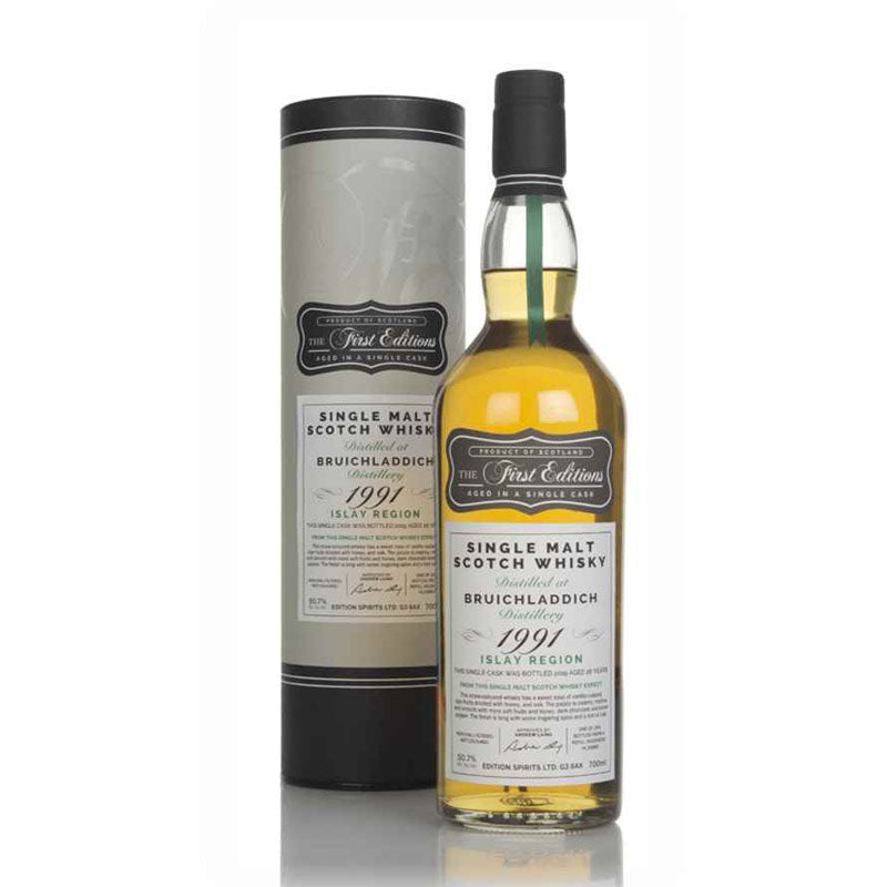 Bruichladdich 1991 28 Year Old The First Editions Series #16883 ABV 50.7% 70CL with Gift Box (Pre-Order 7 Days)