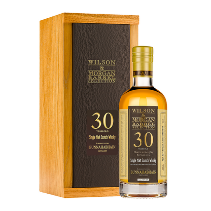 Bunnahabhain 1989 Wilson & Morgan 30 Year Old Bot.2019 ABV 47.6% (Sherry Finish) FREE Whisky Connoisseur Glass