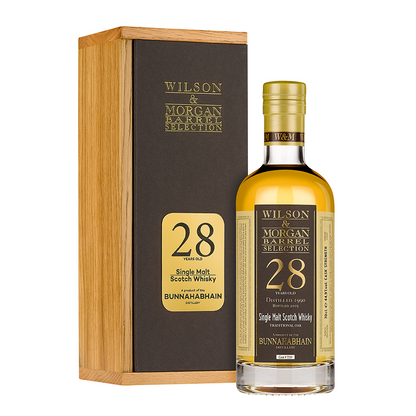 Bunnahabhain 1990 Wilson & Morgan 28 Years Old Bot.2019 ABV 44.9% (Tradition Oak) FREE Whisky Connoisseur Glass