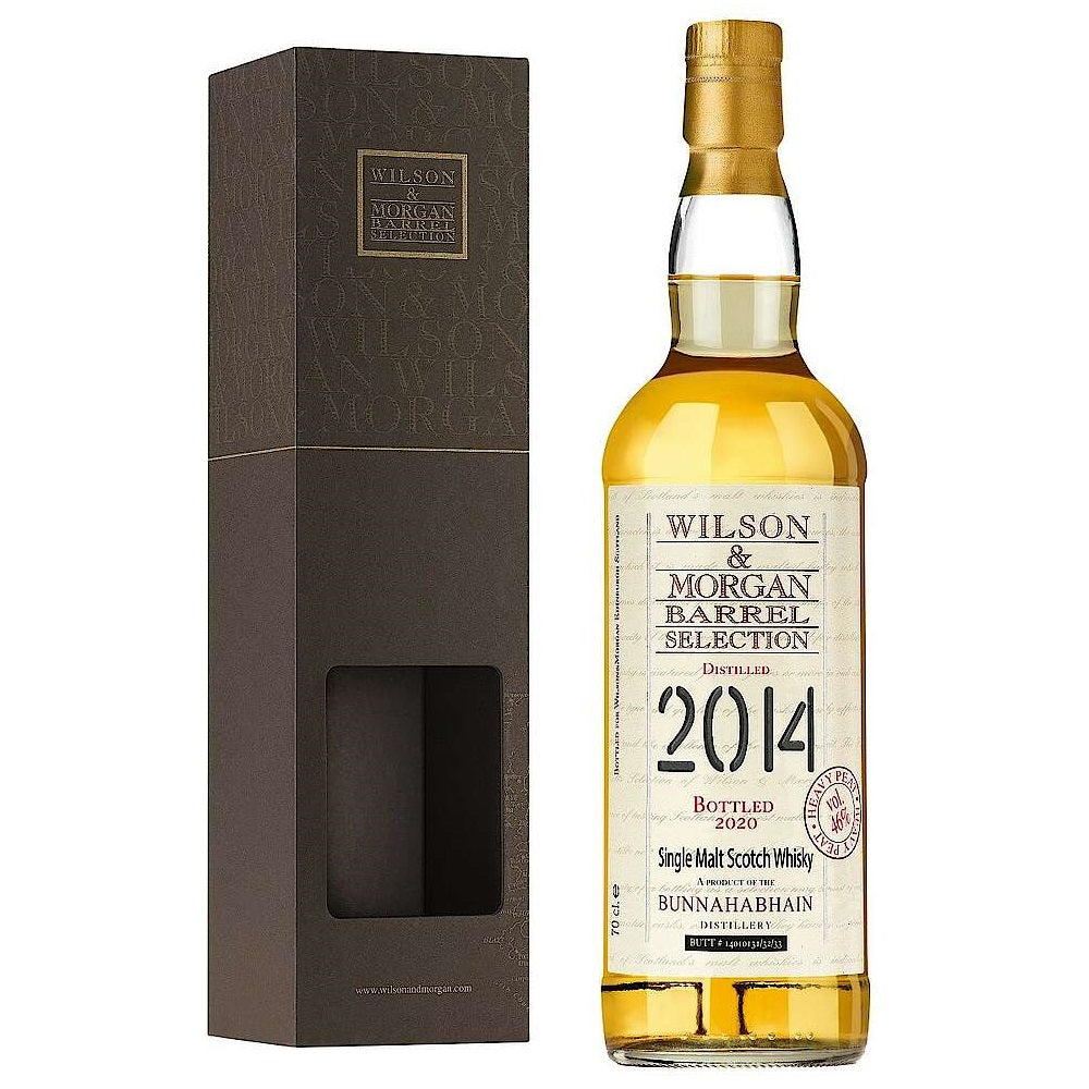 Bunnahabhain 2014 Wilson & Morgan 6 Years Old Bol.2020 ABV 46% 70cl with Gift Box (Heavy Peat)