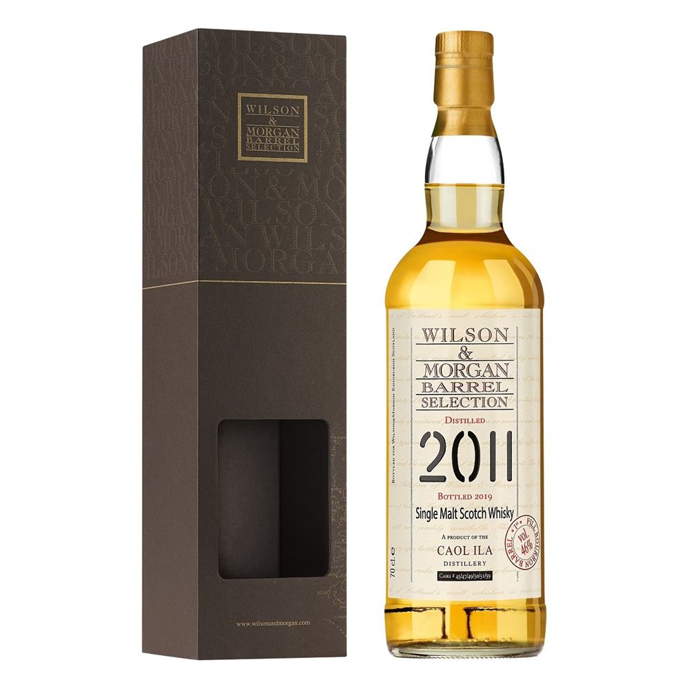 Caol Ila 2011 Wilson & Morgan 8 Year Old Bot.2019 ABV 46% with Gift Box (1st Fill Bourbon)