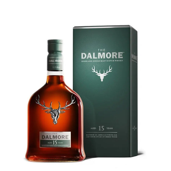 (1 Litre) Dalmore 15 Years ABV 40% 1000ml (Box may not in good condition)