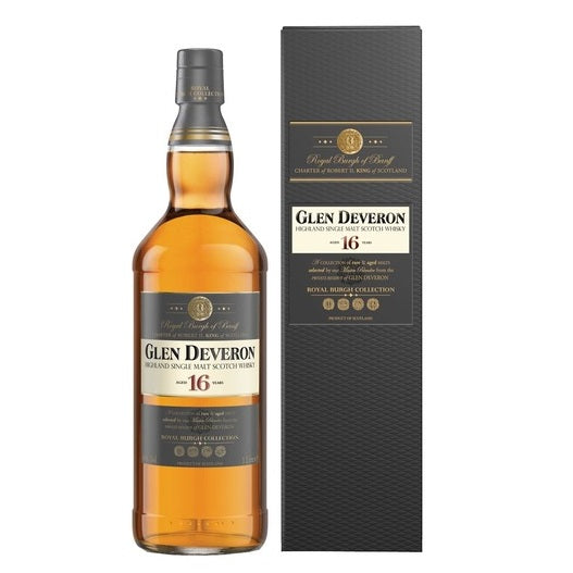 Glen Deveron 16 Year Old ABV 40% 100cl with Gift Box