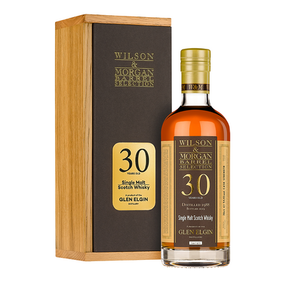 Glen Elgin 1988 Wilson & Morgan 30 Year Old Bot.2019 ABV 51.1% with Gift Box FREE Whisky Connoisseur Glass