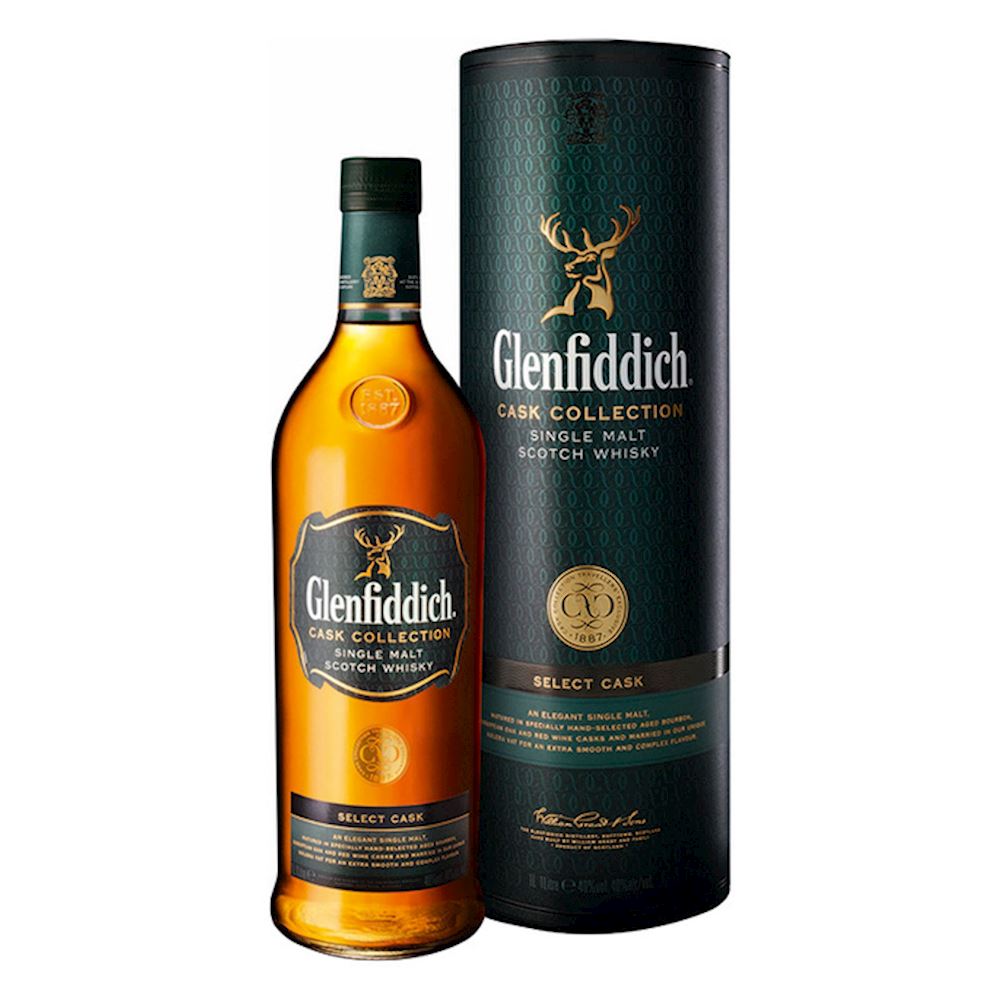 Glenfiddich Select Cask ABV 40% 100cl with Gift Box