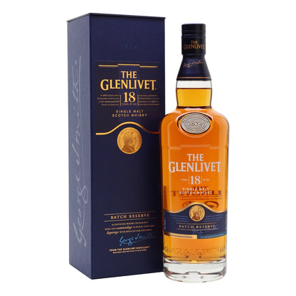 Glenlivet 18 Years Old ABV 40% 100cl with Gift Box