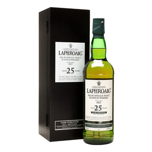 Laphroaig 25 Years Cask Strength (Bot. 2008) - The Whisky Shop Singapore