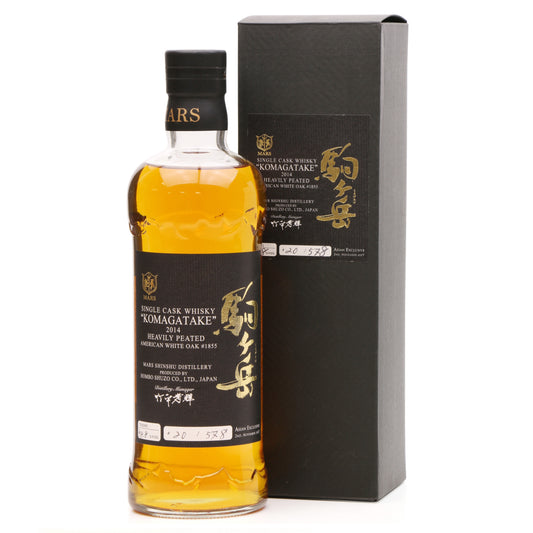 Mars Komagatake Single Cask 2014 #1855 Heavily Peated ABV 59.8% 700ml