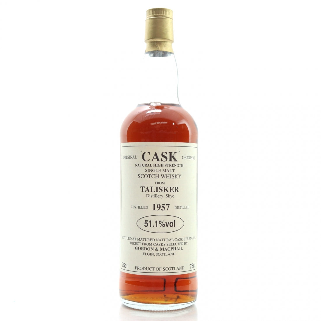 Talisker 1957 Gordon & MacPhail - Original 'Cask' - The Whisky Shop Singapore